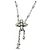 Collana Louis Vuitton Monogram Flower Argento - vista 2