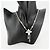 Collana Louis Vuitton Monogram Flower Argento - vista 3