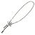 Collana Louis Vuitton Monogram Flower Argento - vista 5