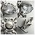 Collana Louis Vuitton Monogram Flower Argento - vista 7