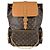 Zaino Trio da uomo Louis Vuitton Marrone