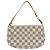 Borsa a mano Louis Vuitton Damier Azur Pochette Bianco