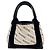 Borsa a tracolla Cabas blu navy da donna Balenciaga Nero Bianco - vista 2