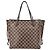 Borsa Tote Louis Vuitton Neverfull MM Marrone - vista 2