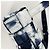 Borsa a tracolla Bottega Veneta Women's Maxi Intrecciato Small Brick Cassette Bianco Blu navy - vista 10