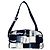 Borsa a tracolla Bottega Veneta Women's Maxi Intrecciato Small Brick Cassette Bianco Blu navy - vista 2