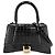 Borsa Hourglass Small da donna Balenciaga Nero