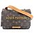 Borsa a tracolla Messenger Monogram Takeout da uomo Louis Vuitton Marrone