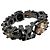 Anello a fascia da uomo Louis Vuitton Nero Arancione