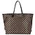 Borsa Tote Louis Vuitton Neverfull GM Marrone