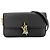 Borsa a tracolla con portafoglio a catena in pelle nera Louis Vuitton Nero