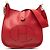 Hermès Red Courchevel Evelyne I 33 Rosso