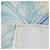 Lenço de seda Hermès White Au Bord Leau 90 Branco Cru - vista 6