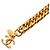 Chanel Gold CC vergoldeter Gürtel mit Double Lion Sunburst Gliederkette Golden - Ansicht 3
