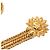 Chanel Gold CC vergoldeter Gürtel mit Double Lion Sunburst Gliederkette Golden - Ansicht 5
