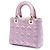 Dior Rosa Small Satin Cannage Swarovski Lady Dior - vista 2