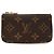 Pochette Clés Monogram marrón Louis Vuitton Castaño