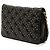 Wallet On Chain Portafoglio con catena Chanel Black CC in agnello trapuntato Diamond Stitch con borchie Nero - vista 2