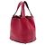 Hermès Picotin Lock 18 in pelle Clemence rosso - vista 2