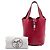 Hermès Picotin Lock 18 in pelle Clemence rosso - vista 7