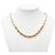 Collana a catena con perle finte placcata oro Chanel Gold D'oro - vista 4