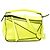 LOEWE Yellow Mini Calfskin Puzzle Satchel