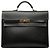 Hermès Black Ardennes Kelly Depeches 38 Nero