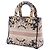 Lady D Lite in tela ricamata tie-dye rosa, misura Medium di Dior - vista 2