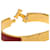 Bracelet Clic H Hermès en émail rouge étroit PM  - vue 4