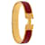 Bracelet Clic H Hermès en émail rouge étroit PM  - vue 5