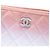 Clutch Chanel Pink Ombre in pelle di vitello con doppia zip e catena Rosa - vista 5
