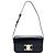 Céline Borsa a tracolla Celine Triomphe Claude in pelle di vitello lucida nera Nero