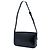 Céline Borsa a tracolla Celine Triomphe Claude in pelle di vitello lucida nera Nero - vista 2