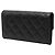 Cartera Larga Chanel Black CC Matelassada Caviar Negro - vista 2