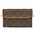 Pochette Florentine Louis Vuitton Marrone Monogram