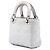 Lady Dior Cannage in agnello iridescente argento mini di Dior - vista 2