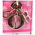 Lady D Lite em tela Toile De Jouy bordada rosa, tamanho Medium, Dior - vista 5