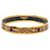 Bracelet jonc en émail Hermès Black Narrow Dream Catcher 70 Noir  - vue 1