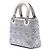 Lady Dior Dior Grigio Mini Satin Cannage con Cristalli Marrone - vista 2