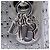 Lady Dior Dior Grigio Mini Satin Cannage con Cristalli Marrone - vista 5