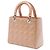 Dior Marrone Medium Patent Cannage Lady Dior Carne - vista 2