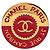 Spilla rotonda Chanel Gold CC in smalto placcato oro D'oro