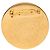 Spilla rotonda Chanel Gold CC in smalto placcato oro D'oro - vista 2