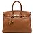 Hermès Marrone Togo Birkin Retourne 35