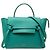 Belt Bag Céline Borsa Belt in pelle di vitello micro granulata verde Celine
