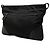 Borsa a tracolla Prada Black Vitello Daino Trimmed Tessuto Zip Top Nero - vista 2