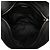 Borsa a tracolla Prada Black Vitello Daino Trimmed Tessuto Zip Top Nero - vista 4