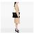 Borsa a tracolla Prada Black Vitello Daino Trimmed Tessuto Zip Top Nero - vista 6