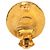 Orecchini Chanel Gold CC Gold Plated Arabesque Round Clip On D'oro - vista 3
