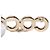 Chanel Gold CC Gold Plated Faux Pearl Coco Dangle Brooch Golden - view 3